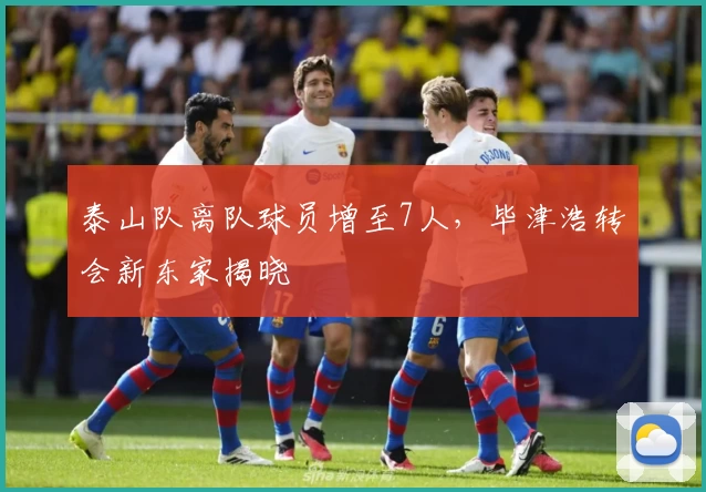 泰山队离队球员增至7人,毕津浩转会新东家揭晓